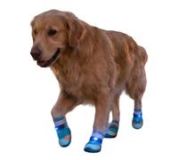 Cat Light Up Shoes, LED Puppy Pet Boots with Anti-Slip Adjustable Straps for Small Dogs, Kitten Outdoor Night Walks, Training, Running, Hot Pavement