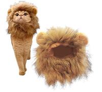 Cat Lion Mane Déguisement d'animal de Compagnie réaliste réglable avec Oreilles | Dog Lion Mane | d'halloween pour Chats, Lapins et Petits Animaux de Compagnie