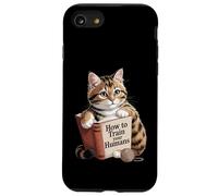Cat lit, Comment Former Vos Humains, drôle d'idée de Cadeau Coque pour iPhone SE (2020) / 7/8