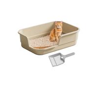 Cat Litter Box Enclosed Cat Litter Box, Large Easy Clean With Scoop, Anti-Splashing CatS LitterS Boxes For Indoor Kitten Senior Pet Home Office Dorm Apartment Hotel Farmhouse Living Room Balcony