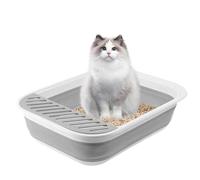 Cat Litter Box, Portable Litter Box, Trays Pet Supplies with Pedal, and Convenient for Small Cats and Kittens, Ideal for Homes, Cars, and Travel, 18.11x13.39x4.72 inches