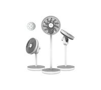 Cecotec Ventilateur portable à batterie EnergySilence 2600 Sunflower, 3 en 1, 22 W, moteur BLDC, 13" de diamètre, batterie 2600 mAh, affichage LED, télécommande, contrôle tactile, oscillation