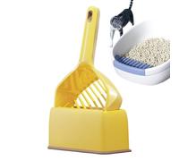 Cat Litter Scoop, Kitten Scoop, 10.39x4.92in Deep Shovel Sifter, Multipurpose Litters Tray Cleaner, Long Handle Pooper Lifter for Daily Cleanup, Kids, Teens, Family, Pet Supplies