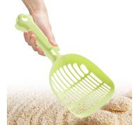 Cat Litter Scoop, Litter Sifter Shovel, Pet Cleaning Tool, Ergonomic Long Handle Design, Efficient Waste Removal, Home Indoor Use, 13.5x28x7cm/5.31x11.02x2.76 inches, 50g, Gray 1 Piece