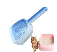 Cat Litter Scoop - Outil durable, large sifter | Pale intégrée avec support de préhension confortable pour nettoyer la boîte à animaux de compagnie, le balcon de la chambre de la maison des chats