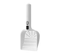 Cat Litter Scoop with Spray Deodorizer - 31.5cm Integrated Dust-Removing Sifter | Atomized Deodorization & Visible Water Tank - USB Rechargeable Type-C | Deep Cleaning Shovel - Kitten Adult Cat Toilet