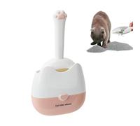 Cat Litter Scoop with Wall-Mounted Holder, Pet Poop Scooper and Waste Collector for Easy Cleanup in Outdoor Parks, Yards, Bunny Pens, Horse Stalls, & Small Pet Or Kitten Areas