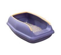 Cat Litter Tray - Cat Litter Box | Enclosed Cats Litters Toilet | Extra Deep Hooded Litters Tray for Kittens | Semi Enclosed Lîtter Box with High Sides,Prevent Sand Leakage Cats Lîtter Pan