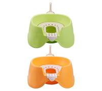 Cat Litter Tray, Kitten Litter Pan, High Sided Open Top Poop Box, 16.54x17.32x8.27 inches Reducing Toilet Solution, Ideal for Large Cats, Rabbits, Small Apartments, Pet Store