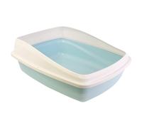 Cat Love Bac à Litière pour Chat Avec Bord Bleu aux Taches Stable Léger Nettoyer