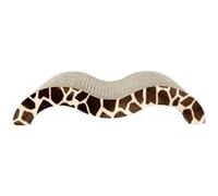 CAT LOVE Griffoir en forme ondulee avec herbe a chat - Motif de girafe - 45 x 22 x 9 cm 17,7 x 8,6 x 3,5 po G