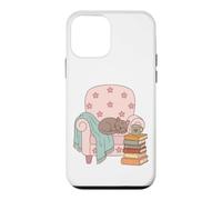 Cat Lover Book Nook Cozy Reading Chair Coffee Bookworm Coque pour iPhone 12 Mini