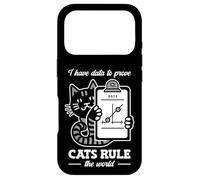 Cat Lover Data Scientist Analyste Ingénieur Programmeur Humour Coque pour iPhone 17 Pro