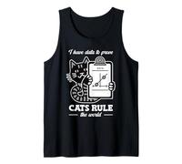 Cat Lover Data Scientist Analyste Ingénieur Programmeur Humour Débardeur