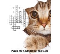 Cat Lovers Crossword Puzzle: Crossword Puzzle is easy to Read Print about Cats, Cat Behavior, Types of Felines and More| 8.5x11inches, 120 pages| 50+ ... for Vacations, Holiday, and Relaxation.