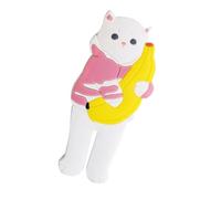 Cat Magnet - 4.92 inch Cat Fridge Magnets | PVC Cute Kitchen Magnet - Cats Magnets for Fridge Locker Home Decor Office Car Strawberry Banana Black Gray Styles