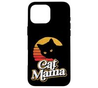 Cat Mama Vintage Eighties Style Cat Retro Distressed Coque pour iPhone 16 Pro Max