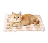 Cat Mat, 19.69 inches Warm Washable Pet Sleeping Bed for Small Dogs and Cats, Soft Floor Cover with Removable Sheet, Pet Accessory for Bedside Travel Outdoor Car Room Camping Couch Chair