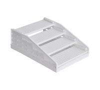 Cat Mat for Litter Box,42x32x14cm Non Slip Stackable Adjustable Wide Grid | Compact Detachable Pet Steps for Cats | for Kitten Play Indoor Home Apartment Living Room Bedroom Bathroom Balcony Cage