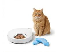 Cat Mate - Mangeoire automatique C500 - 5 repas avec minuterie numérique - Blanc