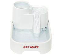 Cat Mate Fontaine à Eau pour Chats et Petits Chiens, Fontaine à Boire de 2 litres - Blanc