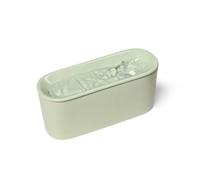 Cat Mate Fontaine à Eau USB Céramique pour Chat et Petit Chien Vert Sauge | Le design silencieux alimenté par USB avec filtration en 3 étapes aide à fournir de l'eau potable plus propre et plus fraîche