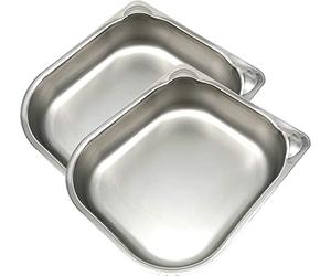 Cat Mate Lot de 2 gamelles en Acier Inoxydable pour gamelles automatiques Cat Mate C100 et C200 (mangeoire Non Incluse)