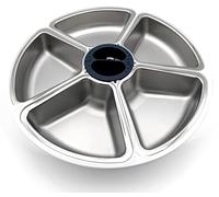 Cat Mate Lot de 5 Inserts en Acier Inoxydable pour mangeoire Automatique à Cinq Repas (Bols Uniquement)