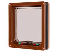 Cat Mate Porte de Chat Large 221 B Brun pour Grand Races de Chat, 235x252mm