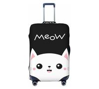 Cat Meow Housses de protection élastiques pour bagages de 45,7 à 81,3 cm, noir, S