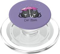 Cat Mom Cat Mama, Bonne fête des mères, Meilleure Maman pour Chats de Tous Les Temps PopSockets PopGrip pour MagSafe