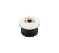 Cat Mom Crew Multi Cat Lady Trois Chatons Amant Cadeau PopSockets PopGrip Adhésif