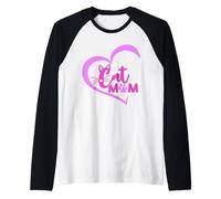 Cat Mom - I Love My Cat - Cat Mom Great Gift Idea - Classic Manche Raglan