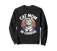 Cat Mom in Charge Sweatshirt
