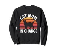 Cat Mom in Charge Sweatshirt