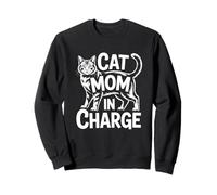 Cat Mom in Charge Sweatshirt