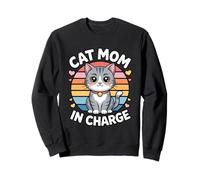 Cat Mom in Charge Sweatshirt