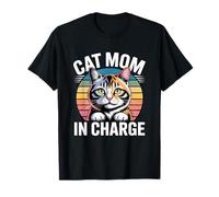 Cat Mom in Charge T-Shirt