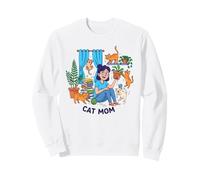 Cat, Mom, Life Funny Coffee for Cat, Lovers Sweatshirt