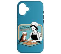 Cat Mom, Voici Comment Vous Faites des Biscuits Cat Fabriquer des Biscuits Coque pour iPhone 16