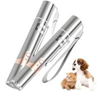 Cat & Moustache - Un Pointeur Laser Chat 7 en 1 Design, Jouet Interactif pour Chat, Stimule Instinct Naturel et Favorise Activité Physique avec 3 Modes d’Éclairage - Laser Rechargeable par Prise USB