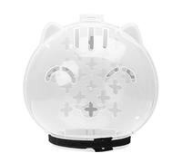 Cat Mouth Cover, Adjustable Astronaut Helmet, Guard Muzzle Kitten,Transparent Muzzle Preventing Biting,5.43x5.35x2.56 inches for Chewing and Shaving Small Animals