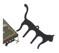 Cat Music Sid Holder Marqueur de musique en métal en forme de chat pour piano, guitare, violon | Jolie feuille de musique pour musiciens, piano, claviers, violon, accessoires de guitare