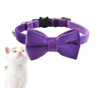 Cat Neck Band avec Boucle, Volant, Bande De Cou De Chat Réglable avec Cloche Amovible | Accessoires De Coupure De Chien Beau Colliers pour La Maison, Le Mariage, La Promenade, Les