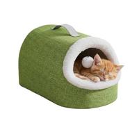 Cat Nest, 42x28x28cm Anti-Slip Cave Sleeping Nest Tent Thickened, Pet Cave Instinct-Friendly for Indoor Cats, for Calming Outdoor Animal Travel Winter Small Dogs Kitten