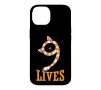 Cat Nine Lives Écharpe Oreilles de Chat Coque pour iPhone 14