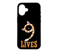 Cat Nine Lives Écharpe Oreilles de Chat Coque pour iPhone 16