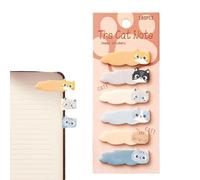 Cat Note Pads 180 Sheets - 7.6x7.6cm Cute Paw Print Design Self Stick Memo