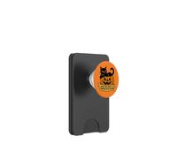 Cat on Pumpkin me réveille Quand C'est la Saison des citrouilles PopSockets PopWallet pour MagSafe