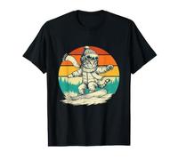 Cat on Snowboard - Snowboarder Lover T-Shirt Graphique avec Valeur